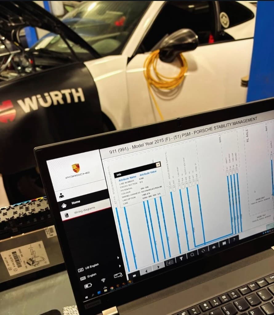Porsche 991 GT3 Diagnostics
